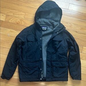 Men's Patagonia Black Hooded (Removable) Jacket